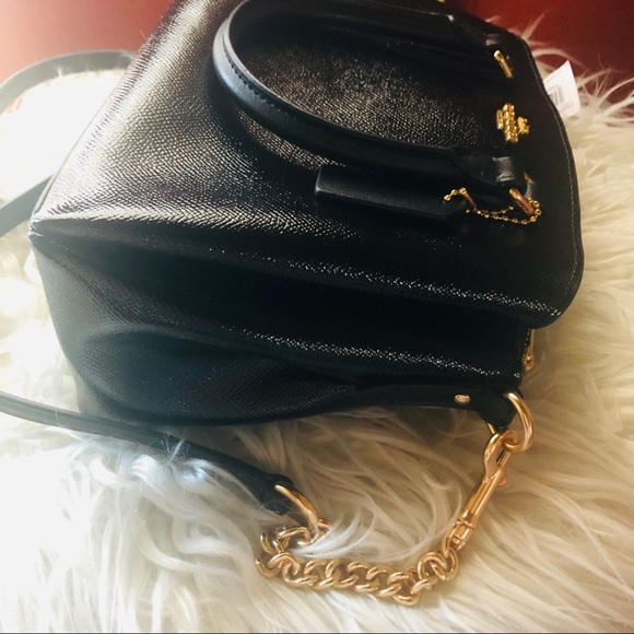 Coach NWT black Patent leather mini sage carryall. This is a beautiful bag. - Picture 7 of 8